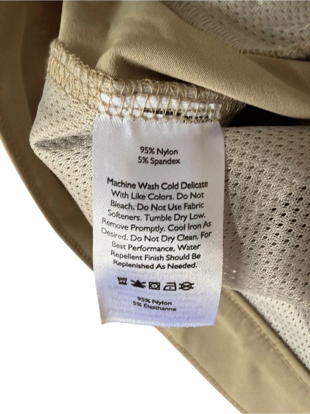 Eddie Bauer 35 x 32 Tan Men's Takeoff Straight Stretch Chino Pants Lightweight